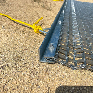 Yard Tuff ATV/UTV 5' x 3' Zinc & Steel Field Surface Leveling Drag Mat, 53HPDM
