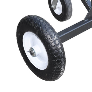Tow Tuff TMD-1000C2 Adjustable Steel 1000 lb Heavy Duty Trailer Dolly w/ Caster