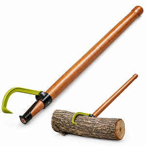 Timber Tuff TMW-30 4 Ft. Wood Handle Logging Forestry Log Rolling Cant Hook Tool