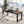 Executive Office Desk, Large Computer Workstation With Thick Frame - Brown / Black
