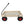 Children's and Garden Wooden Carriage with All-Terrain Inflatable Wheels