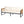 Outdoor 4-Piece Acacia Wood and Metal Patio Sofa Set