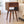 Solid Wood Mini Chestnut Curve Lower Bedside Nightstand