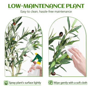 6FT Artificial Olive Tree Indoor Faux Plant