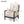 Rubber Wood Accent Chair with Upholstered Fabric