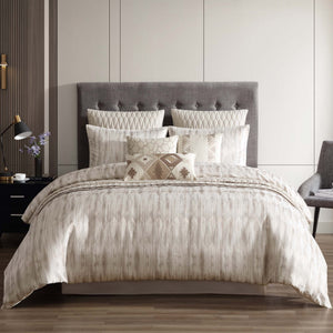 Milan 10 Pc Jacquard Comforter & Coverlet Ensemble