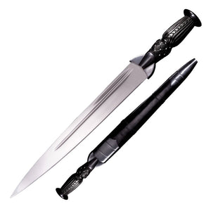Cold Steel Handmade Carbon Steel Scottish Dirk Sword Replica, 13 Inch Blade - TRAPSKI