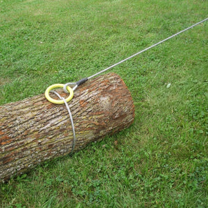 Timber Tuff TMW-38 ATV and UTV Heavy Duty Log Lumber Choker Cable with Tow Rings