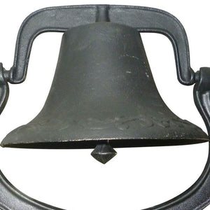 Yard Tuff YTF-22LB Large Decorative Collectible Cast Iron Metal Farm Dinner Bell