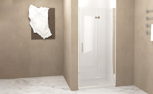 31-30"x 72" Bifold Shower Door, 1/4" (6mm) Tempered Glass