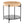 Daniella - Contemporary End Table - Black / Natural