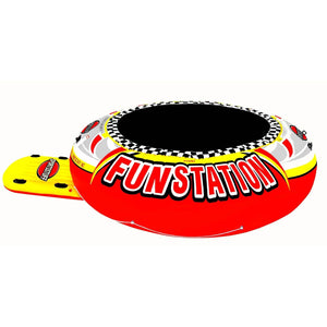 Sportsstuff Funstation 10' PVC Inflatable Water Trampoline Kids Jump Bouncer - TRAPSKI
