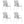Patio Stackable Dining Chairs (Set of 4)