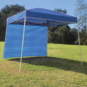 Z-Shade 10 Ft Angled Leg Canopy Tent Taffeta Attachment, Blue (Attachment Only)