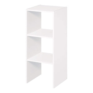 ClosetMaid Decorative Home Stacking 31" 2-Cube Organizer Storage, White (2 Pack)