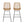 Sawtelle Outdoor Wicker Barstools (Set of 2)