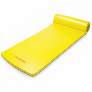 TRC Recreation Sunsation 1.75" Thick Foam Lounger Swimming Pool Float, Yellow