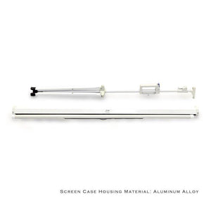 Pyle 50 Inch Fold Out Roll Up Video Projector Viewing Display Screen w/ Stand