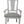 Katia - Arm Chair (Set of 2) - Light Gray / White