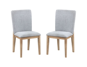 Caspian - And Oak Finish Dining Chair (Set of 2) - Gray
