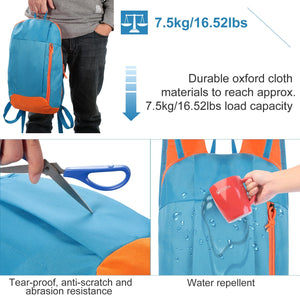 10L Outdoor Sport Backpack Waterproof Daypack Travel Knapsack Schoolbag for Sports Traveling Climbing Cycling Hiking