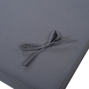 2" Thick Chaise Lounge Cushion in Dark Grey
