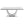 Allessandra - Rectangular U-Shaped Base Dining Table - White / Silver