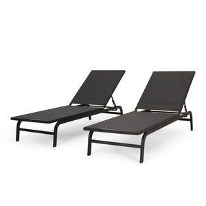 Finn Contemporary Chaise Lounge for Outdoor Relaxation