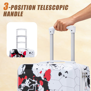 20 Inch PC Spinner Wheel Luggage with Combination Lock