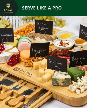 Cheese Board Set with Side Trays