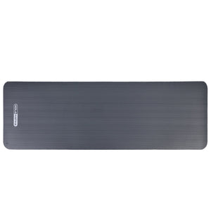 HolaHatha 72 x 24" High Density 0.5" Thick Non Slip Home Workout Yoga Mat, Black