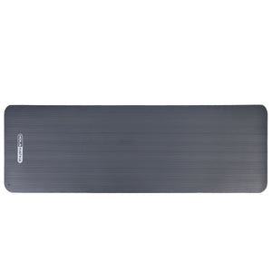 HolaHatha 72 x 24" High Density 0.5" Thick Non Slip Home Workout Yoga Mat, Black