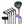 Lazrus Golf 8 pc Set - LAZ2 Driver, 6-PW Irons, 52° Wedge, Putter