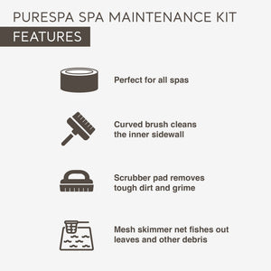 Intex 28429EP PureSpa Plus 77 x 28 Inch Hot Tub with Maintenance Accessory Kit