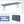 8 ft Portable Folding Table 350 LBS Fold-in-Half Table with HDPE Tabletop