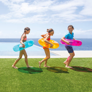 Intex 59260EP Colorful Transparent Inflatable Swimming Pool Beach Tube Raft