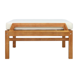 4 Piece Acacia Wood Patio Furniture Set