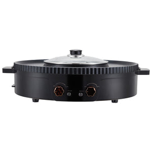 Hot Pot with Grill 1800W 2-in-1 Electric Smokeless Grill Hot Pot for 2-8 People