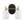 Vortex - 2 Lights Vanity In Style For Over Bathroom Mirror Wall Sconce - Black / Gold / White