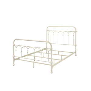 Citron Full Bed - Elegant Metal Panel Design