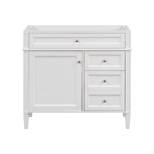 Bathroom Vanity With 2 Drawers And Tip-Out Drawer, Storage Cabinet