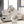 Galya - 3 Piece Living Room Set Sofa Loveseat Chair - Light Gray