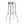Midge - 3 Piece Round 1950S Bistro Pub Bar Table Set With Upholstery - White