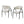 Contemporary Upholstered Dining Chairs With Metal Legs (Set of 2)