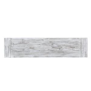 Tranquilizer Outdoor Acacia Wood Bench With Slat Panel Design