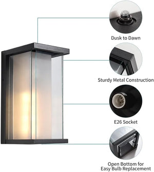 Dusk to Dawn Outdoor Wall Sconce