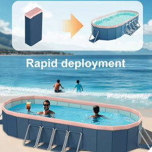 3.0m PVC Folding Pool (Not Inflatable)