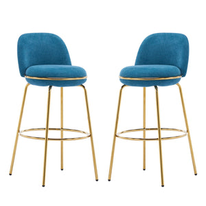 Rio Claro Indoor Upholstered Barstool Set of 2