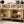 Bohemian Style Rattan Buffet Storage Cabinet with Solid Wood Frame