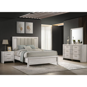6 Drawer Storage Dresser Furniture - Antique White